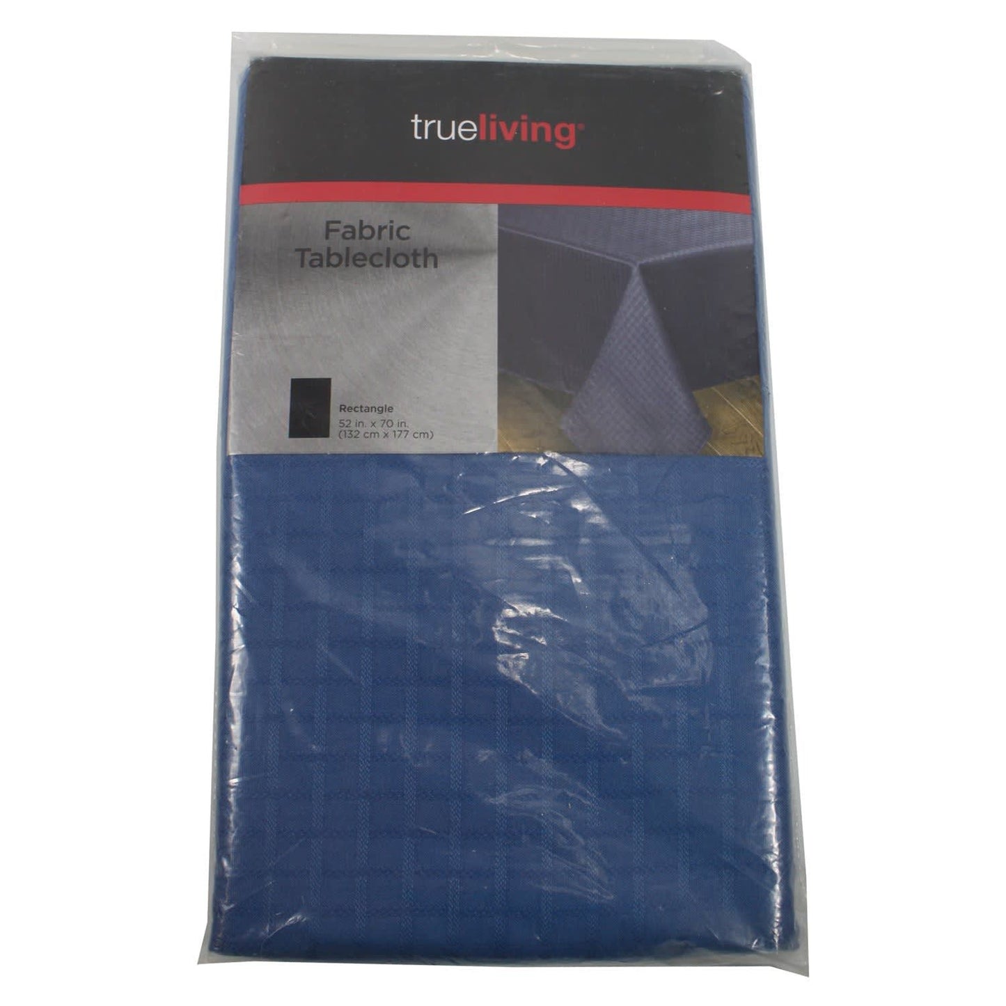 1234 - Fabric Tablecloth Blue 52"x 70" - |19-19|