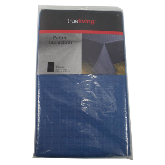 1234 - Fabric Tablecloth Blue 52"x 70" - |19-19|