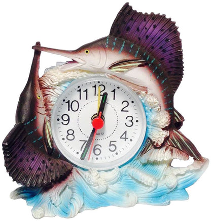 12352 - Unique Swordfish Battery-Operated Clock 3.5" |8-19|: sent for pic 8/26 cc