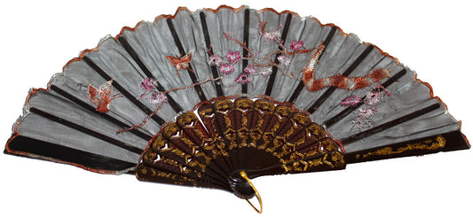 12358 - 16" Fan Tan Embroidery Butterfly - 11-11 :CS -CHILL BILL