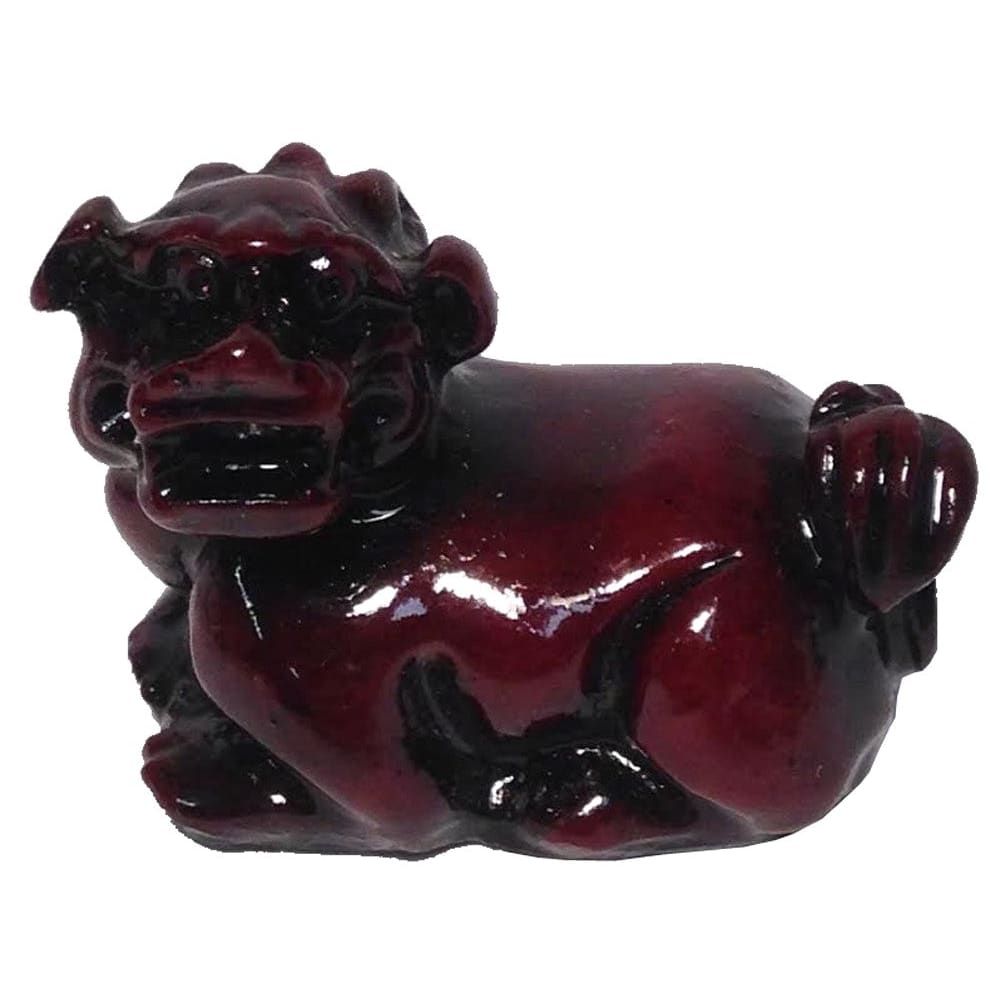 1269 - 1.5" Red Zodiac Fu Dog - |Z-88|