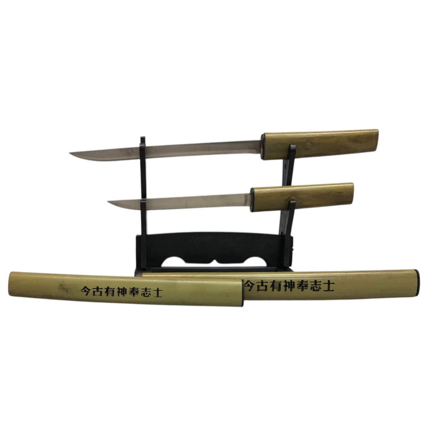 1281 - Letter Opener Two Wood Swords -|101|