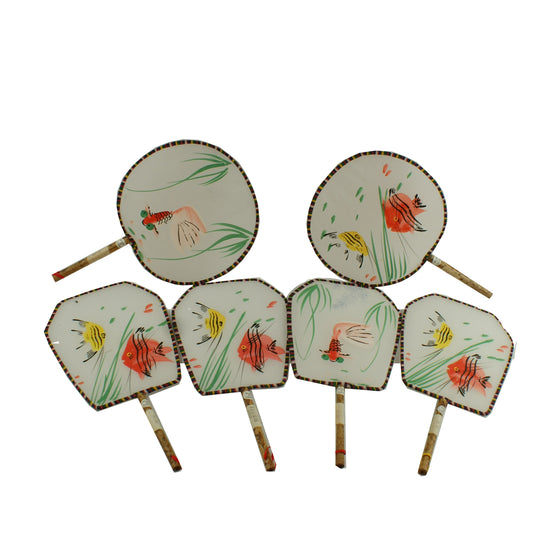 12929 - 5Pk Fan Silk Palace Small (Set Of 5) |13-18|