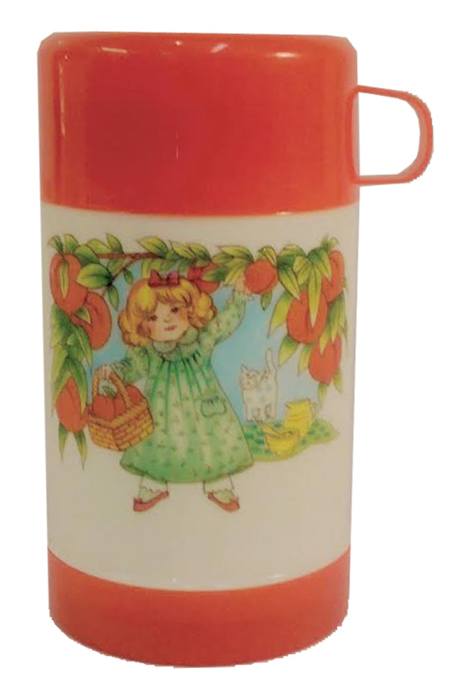 1296 - 6.5" Thermos Girl Apples - |Not R-14|