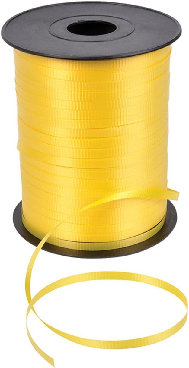 13066 - 500 Yard Yellow Curling Ribbon - [H-65]