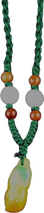 13160 - 1" Gourd Pendant Necklace - [Clear-70]