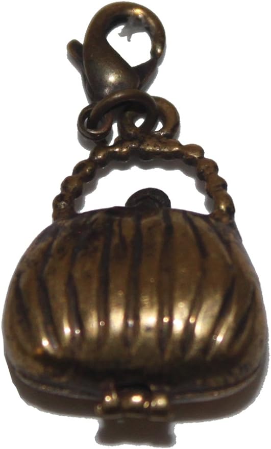 13177 - Gold Purse Charm - [Clear-70]