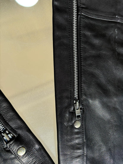 13445 - Black Leather Chaps - |H-46|