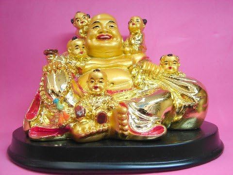 1345 - 6" Golden Buddha - Kids - |Bu-2|