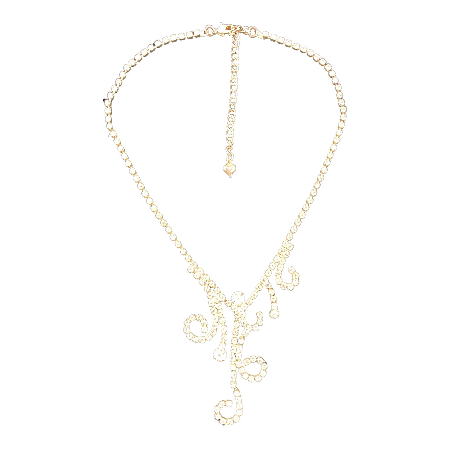 13455 - 18" Crystal Costume Jewelry Necklace - |Clear-227|