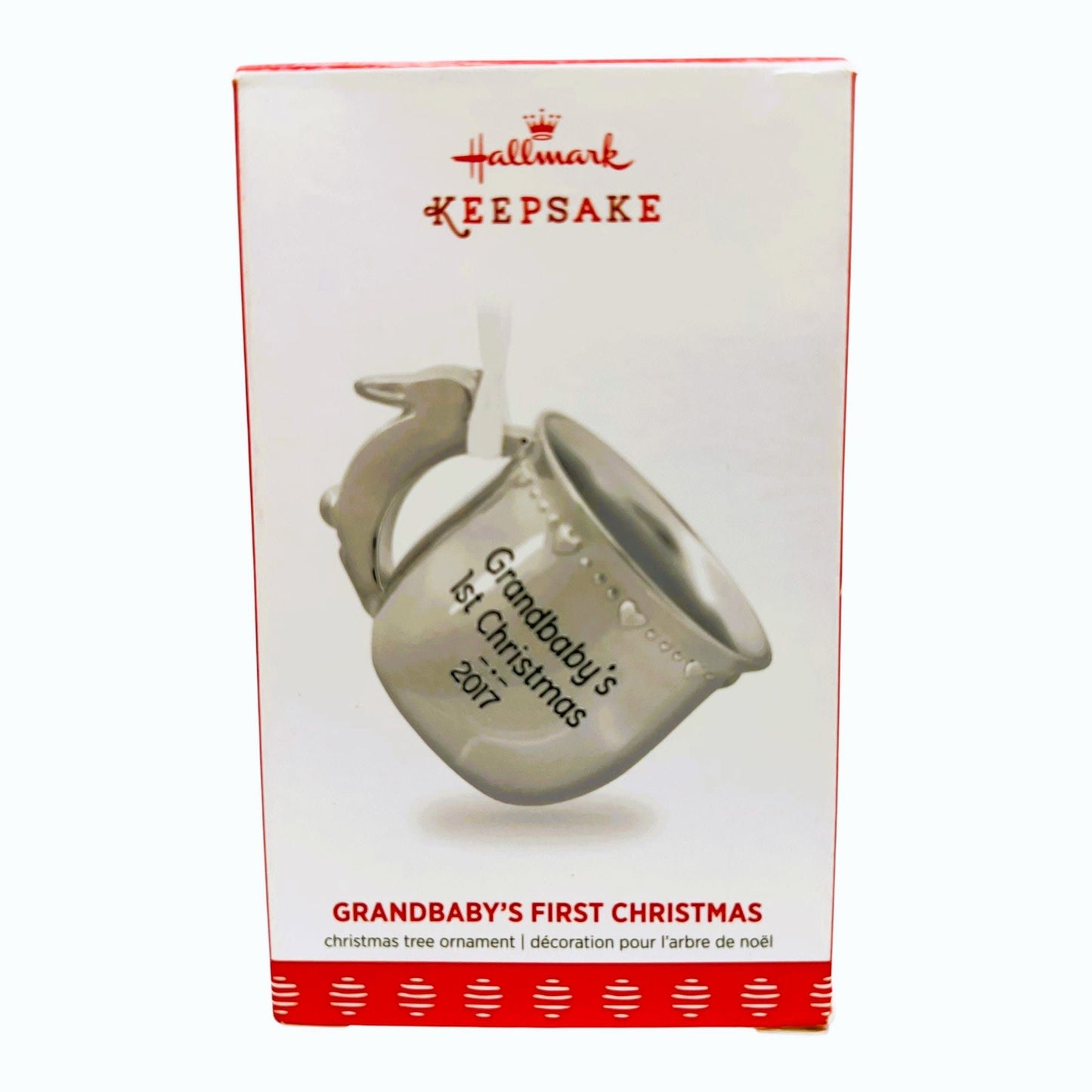 1348 - Set of 2 Hallmark Keepsake Grandbaby’s First Christmas Holiday Ornament for Christmas Decor |Pod 1-74|