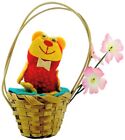 13526 - 5" Red Bear - Basket - |Z-B|
