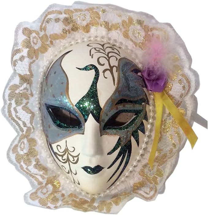 13529 - Ceramic Mardi Gras Mask 5" - [19-27]