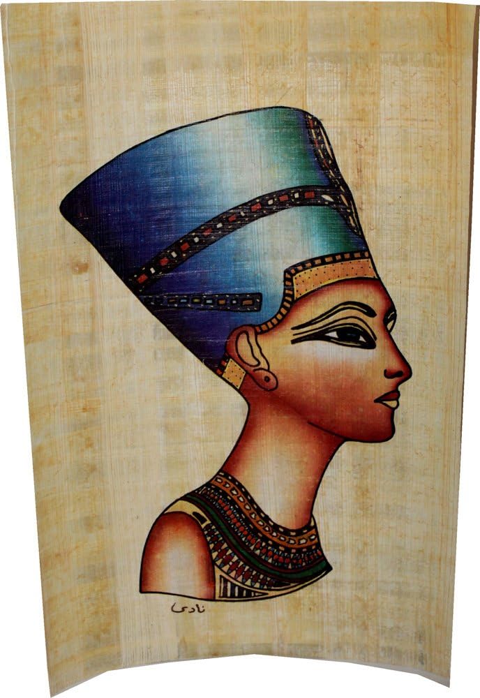 13533 - 8x12" Papyrus Nefertiti - [File 20]