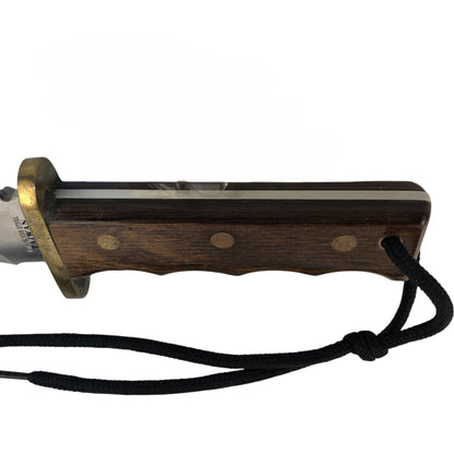 13550 - Combat Knife With Wood Handle 7-Inch Blade 11-1/4" Whole |82|
