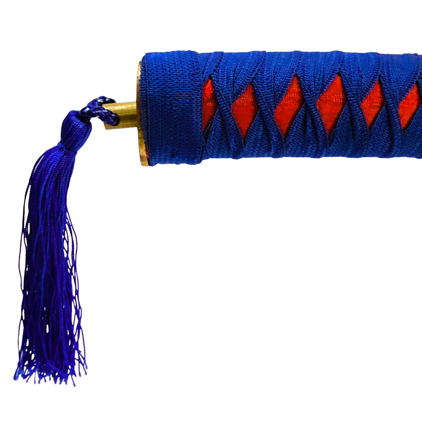 13551 - Ninja Cloth Red/Blue 28" Steel Blade 9" Cloth Hilt |2-D|