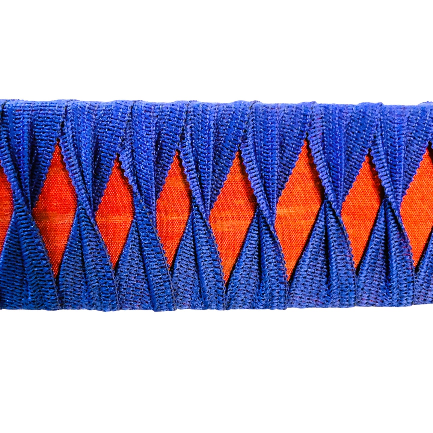 13551 - Ninja Cloth Red/Blue 28" Steel Blade 9" Cloth Hilt |2-D|