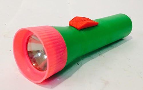 13593 - Plastic Flashlight Assorted Colors-2 Pack - [11-10/ M-7 Top & Pod 3]