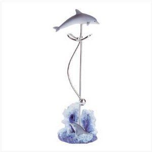 1364 - Blue & Silver Swinging Dolphins - |Z-21|