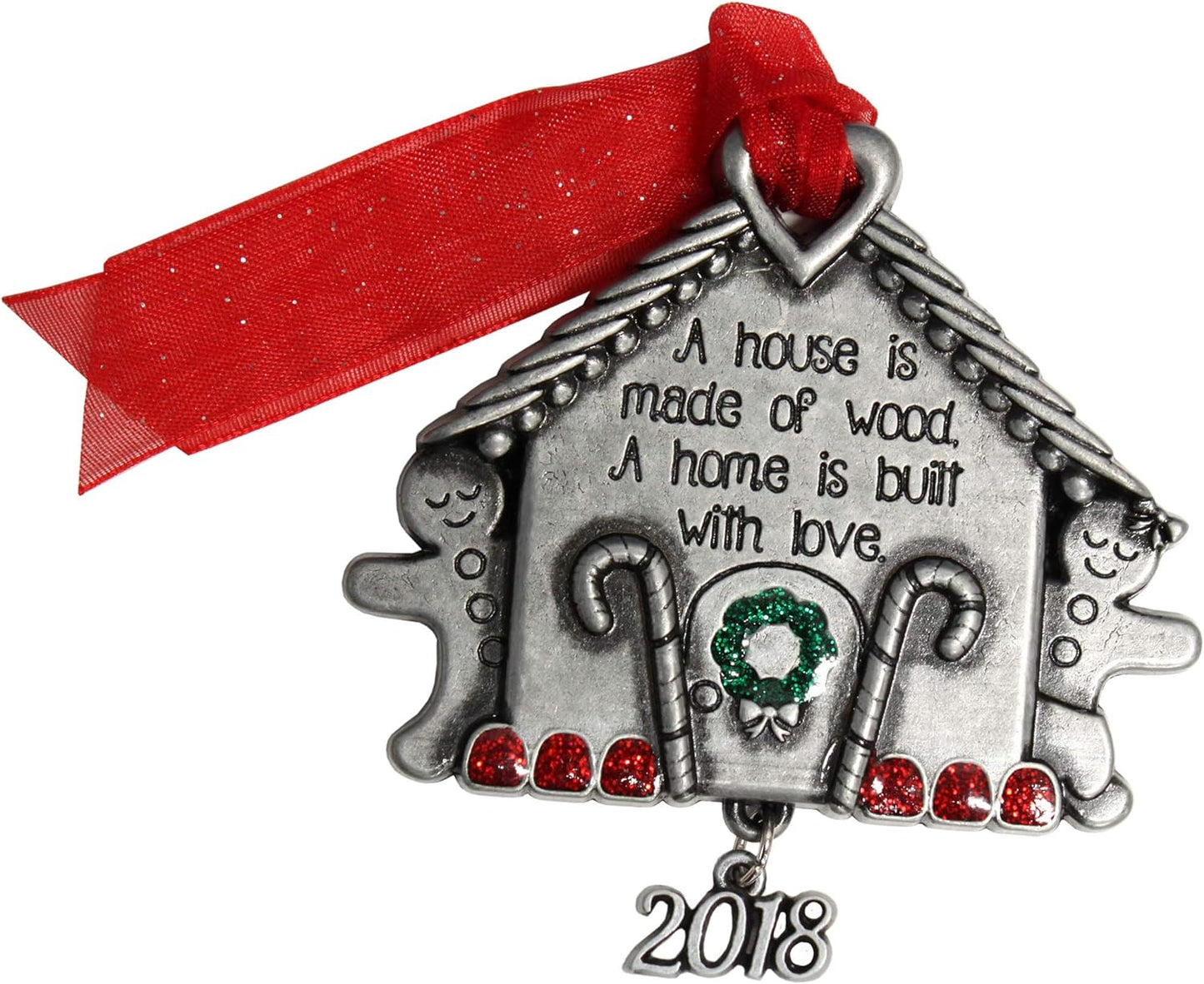 1372 - A House is Made of Wood Ornament - [Pod 1-62]