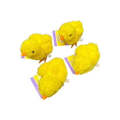 1382 - Set of 4 Yellow 3 inch Hopping Chick - |DVD-5|