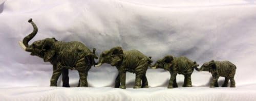 1384 - 4pc Brown Elephant Set - Train - |Z-83|
