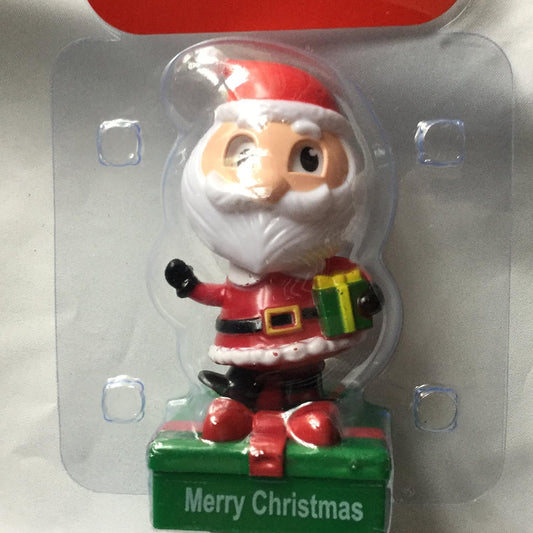 13955 - Solar Bobble Santa - [R-87 Garage]