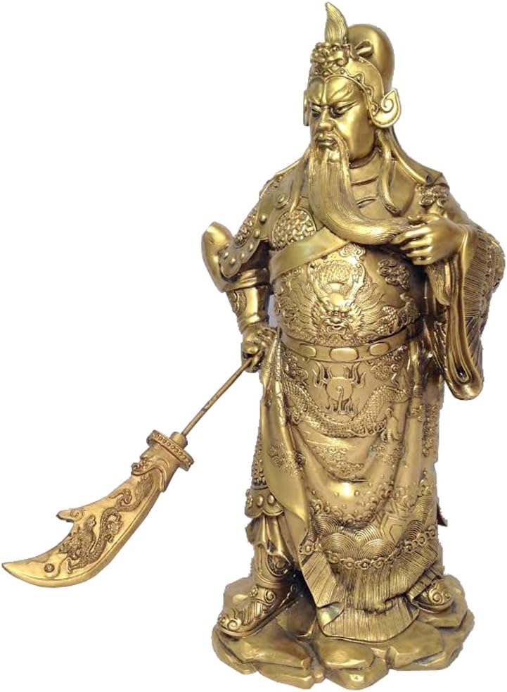 14011 - 14" Gold Guan Yu - Spear - [X-06]