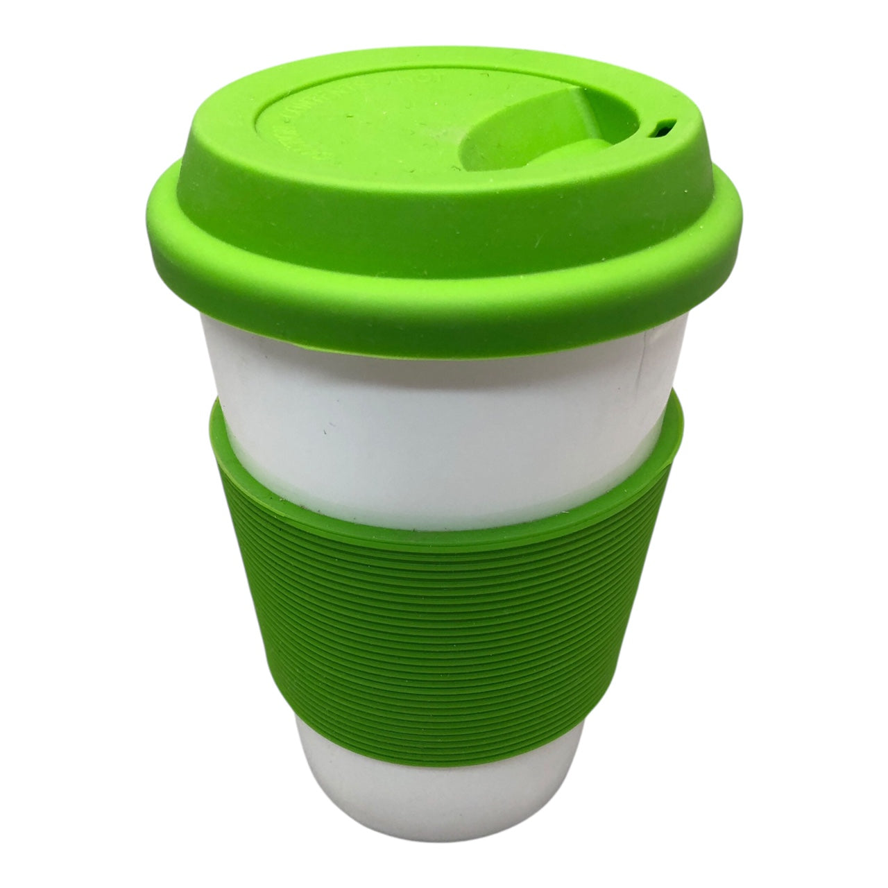 14051 - Eco Hot Travel Mug, Brown/Green, 2 Cups |GR-40|
