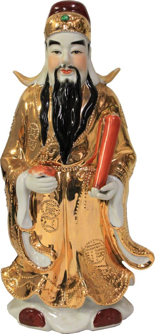 14073 - 15" Gold and White Luk God - [4-13]