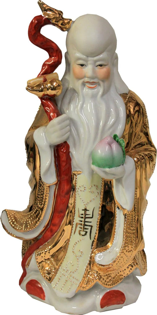 14074 - 13" Lucky God Fuk - Staff Peach - [4-13]