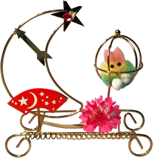 14118 - 5" Gold Wire Cat - Arrow Star - [Z-19]