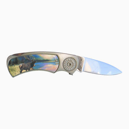 14156 - Knife Elk In The Woods 7-Inch |81|
