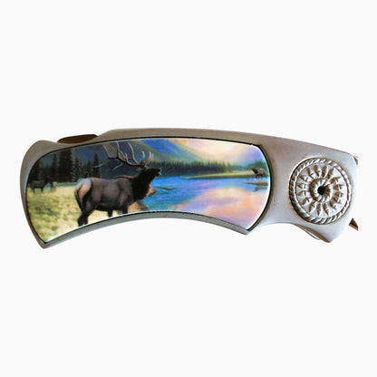 14156 - Knife Elk In The Woods 7-Inch |81|