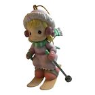 14229 - Precious Moments Girl On Skis Ornament - |Pod 1-11|
