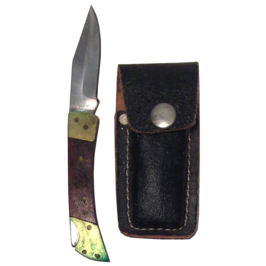 1424 - 3" Folding Knife With Sheath - |S-35|