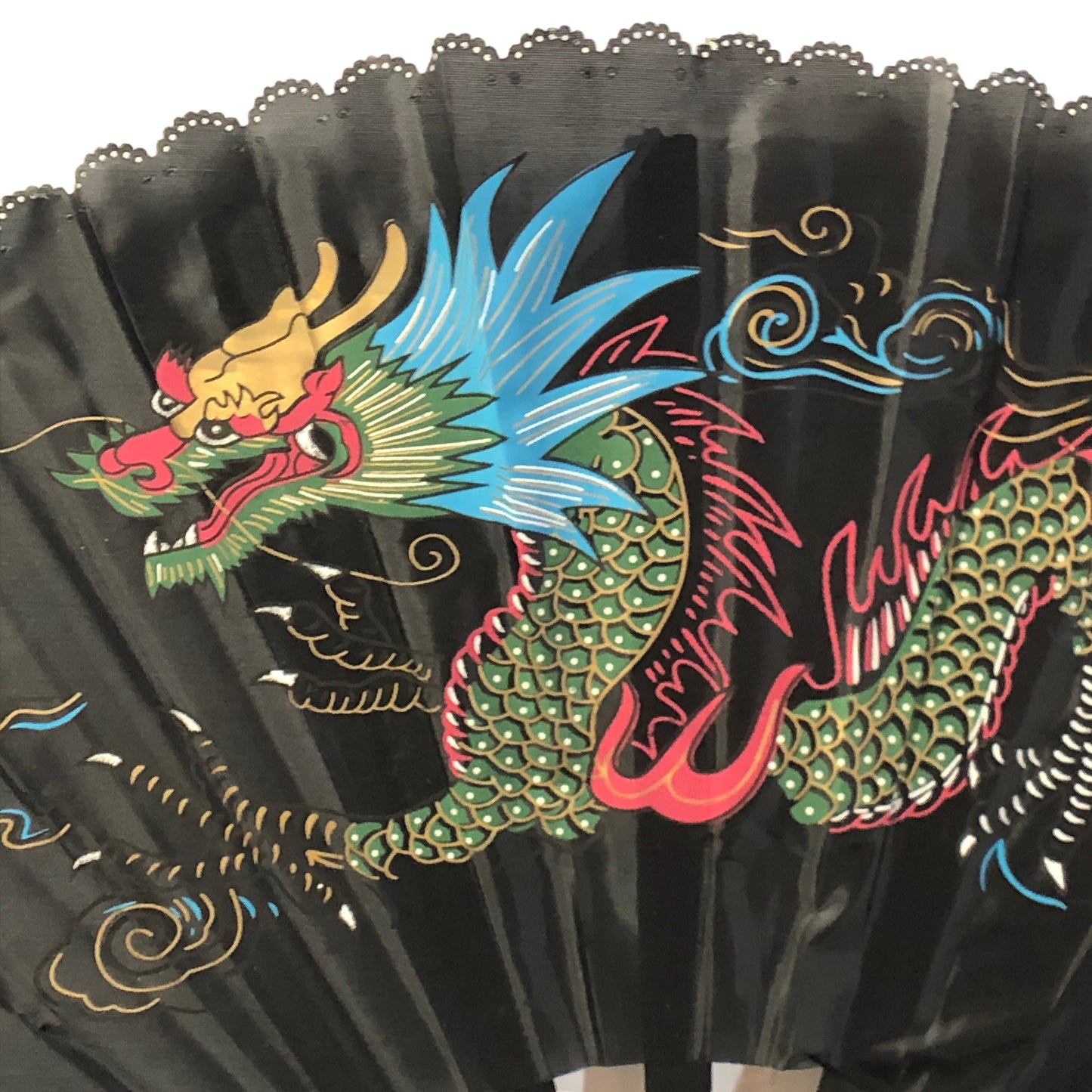 14263 - Fan 13" Dragon Black - W-14 : GK CHESSMAN