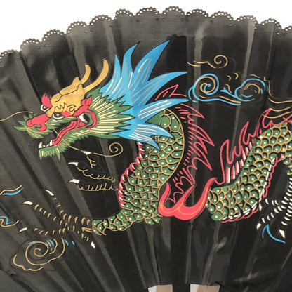 14263 - Fan 13" Dragon Black - W-14 : GK CHESSMAN