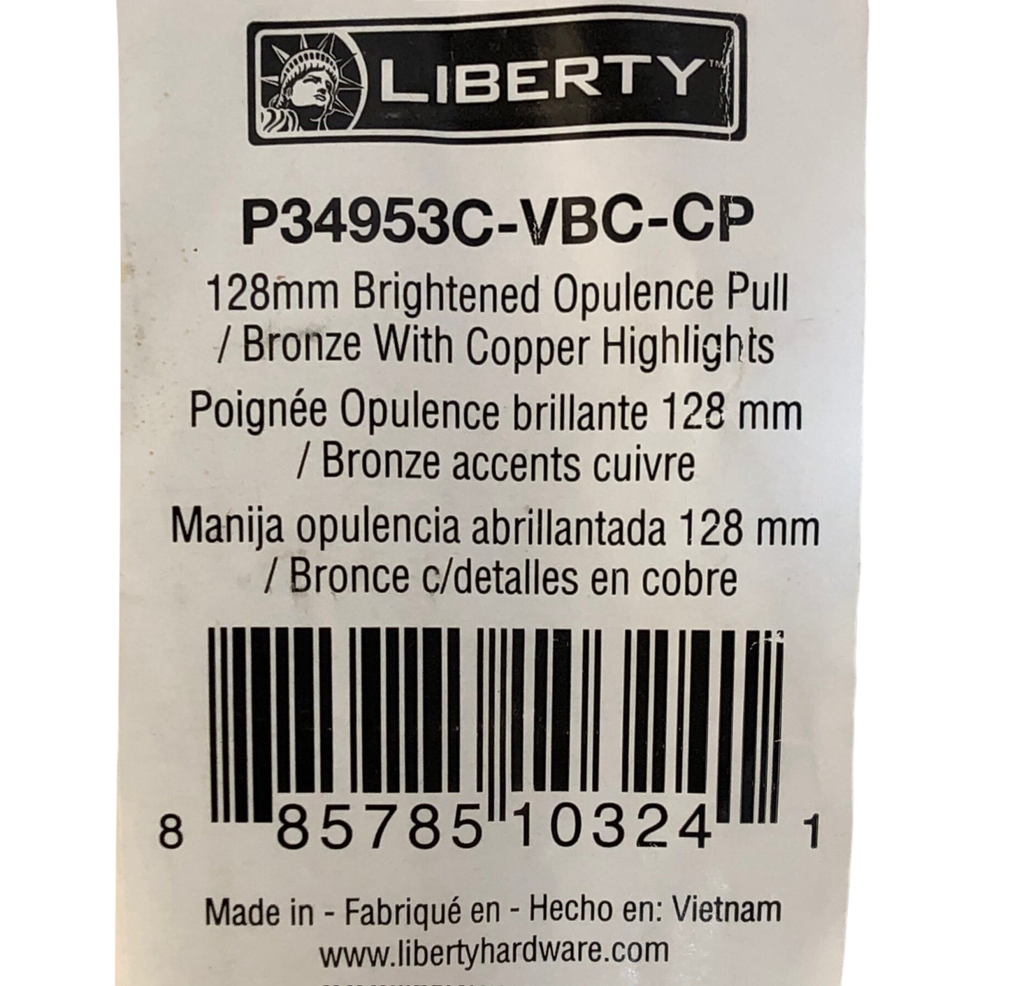 14313 -Set of Two 5 1/16 Venetian Copper Pull P34953C-VBC-CP |5-10|