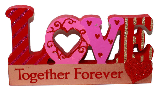14341 - 6" Love Together Forever Sign |17-19|