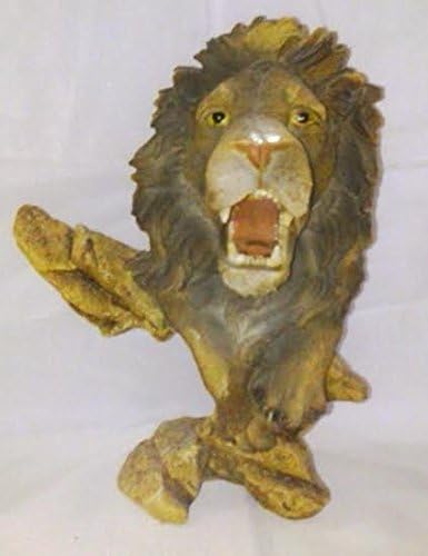 14432 - 7" Brown Lion Head - [Z-41]