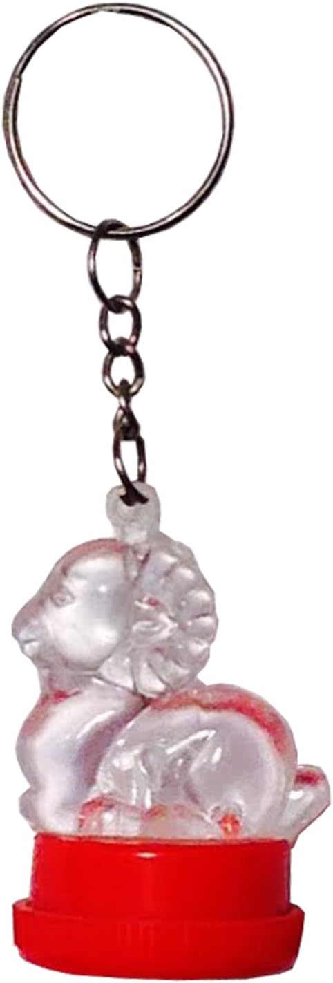 14526 - Clear Ram Keychain - [DVD-37]