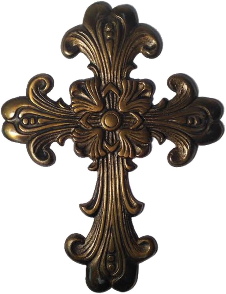14548 - Ornate Brass Cross - [7-13]