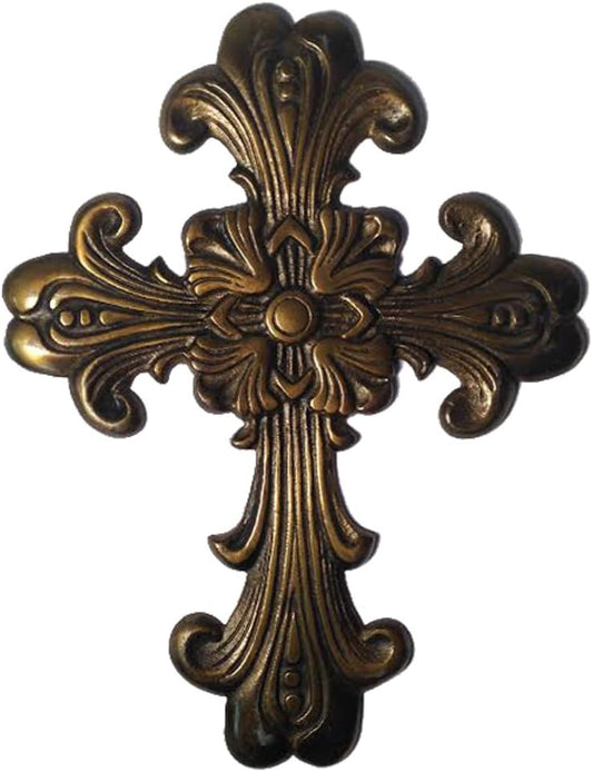 14548 - Ornate Brass Cross - [7-13]