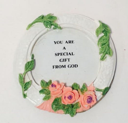 14555 - 3" Round Pic Frame Magnet - [R-55 Garage]