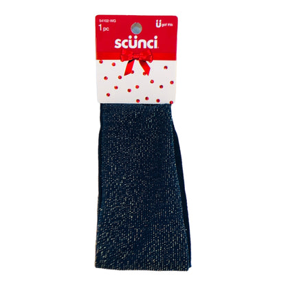 14623 - Set of Four 9" Scrunci Blue Stretch Hair Headband |BA-7 |