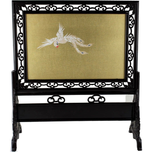 1463 - 7x10 Hand Painted White Bird