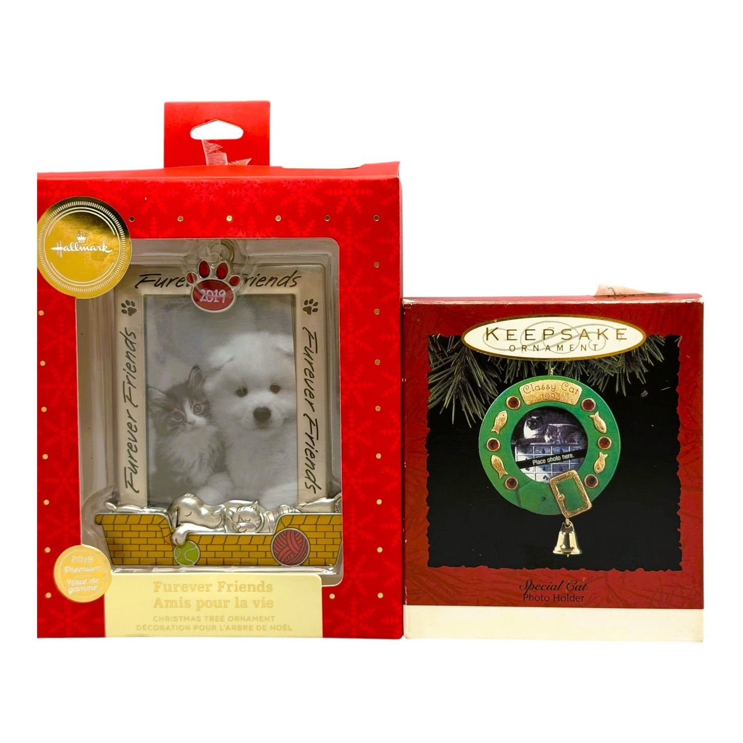1465 - HALLMARK Furever Friends (Adorable Christmas Pet Photo Ornament for Holiday Home Decoration) |POD 1-66|