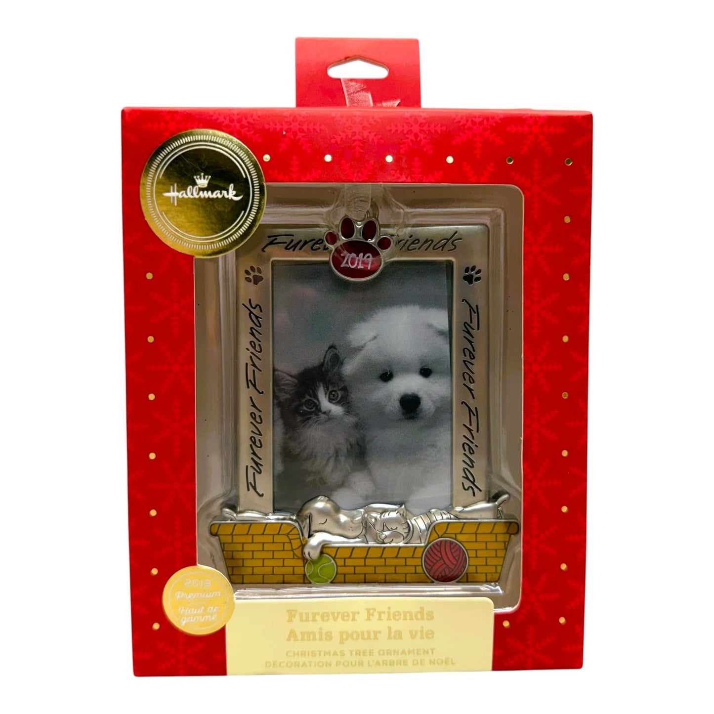 1465 - HALLMARK Furever Friends (Adorable Christmas Pet Photo Ornament for Holiday Home Decoration) |POD 1-66|