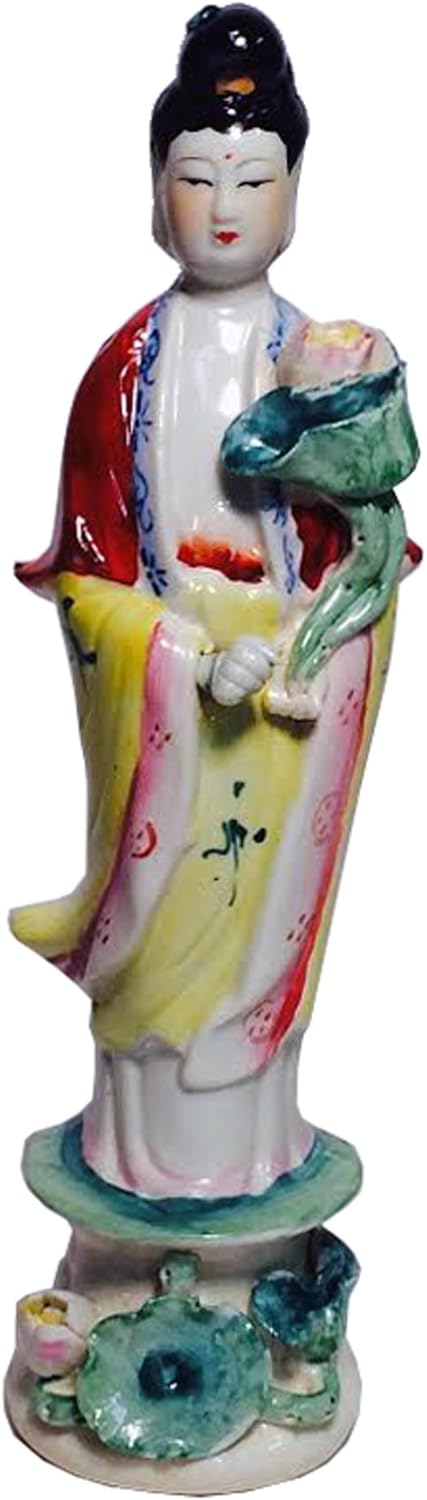 14696 - 8" Color Quan Yin - Right Hand - [X-34 Pod 3-58]
